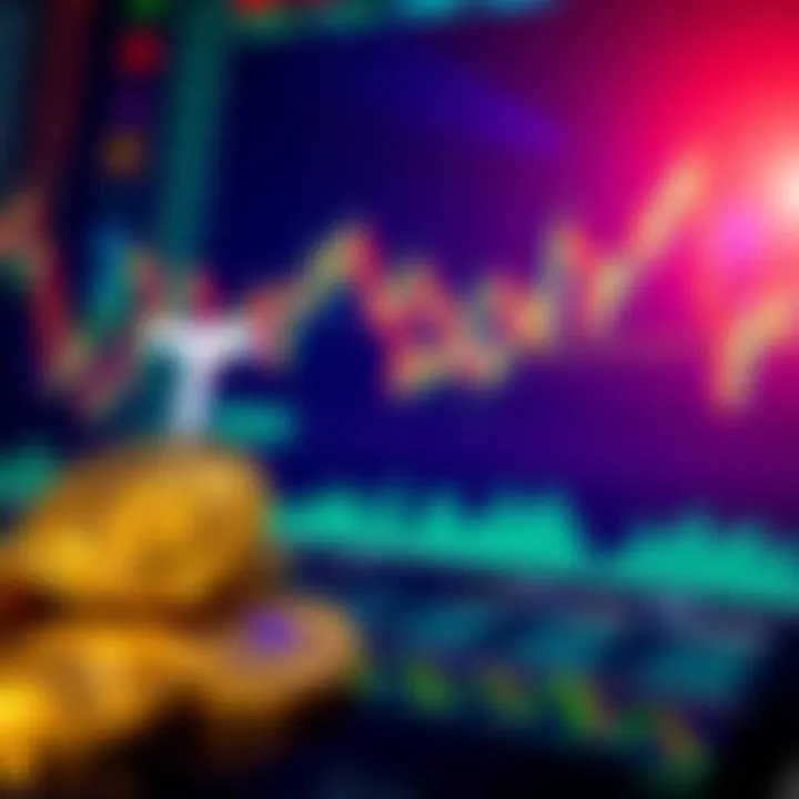 T. Rowe Price Crypto ETF Filing T. Rowe Price logo next to HBAR cryptocurrency symbol with a backdrop of financial charts and graphs
