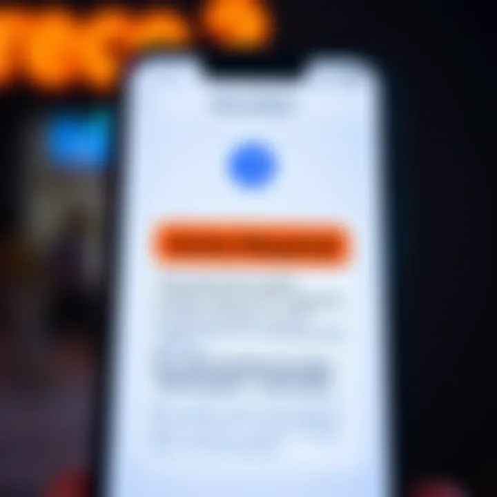 A phone screen displaying an 'Action Required' alert from a cryptocurrency app, emphasizing the need for a Tax Identification Number for withdrawals.