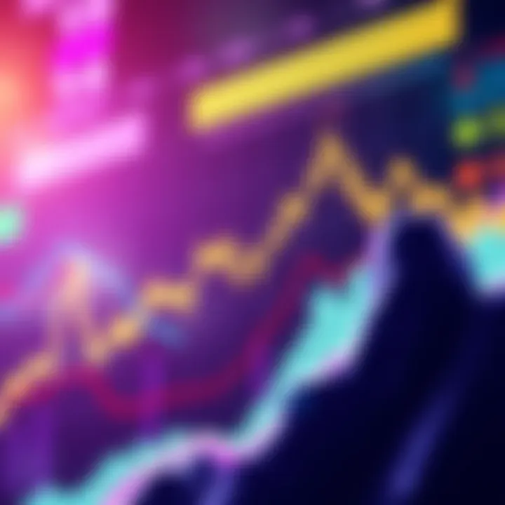 A downward trend chart showing Theta's price approaching a favorable buying point for investors.