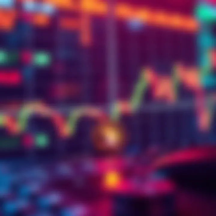 Graph showing token price declining below $0.25 with a downward trend line