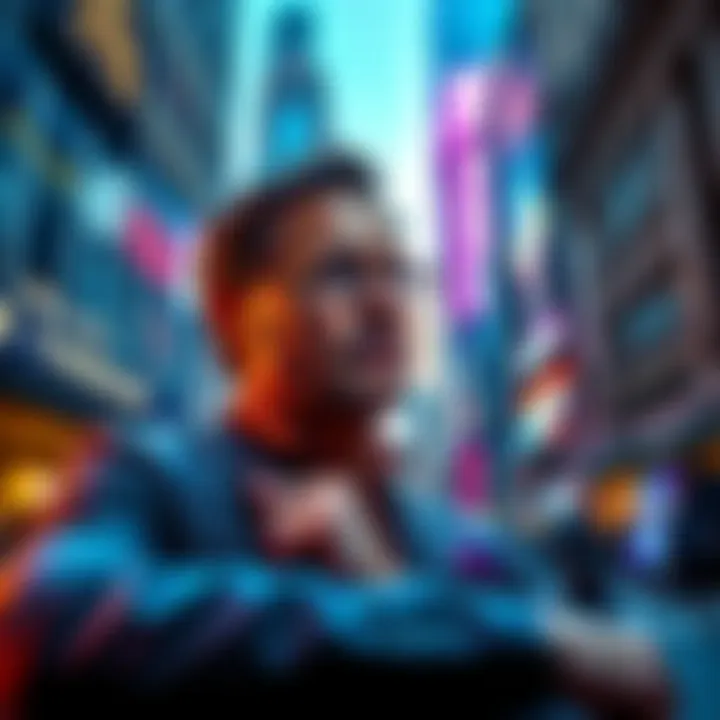 Tom Lee discusses Ethereum's potential to reach $15K, with Wall Street in the background