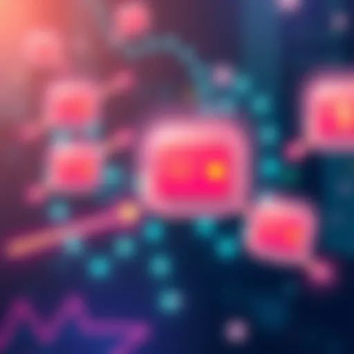 An illustration showing wallet icons connected by arrows, symbolizing movements of smart money on Solana blockchain.