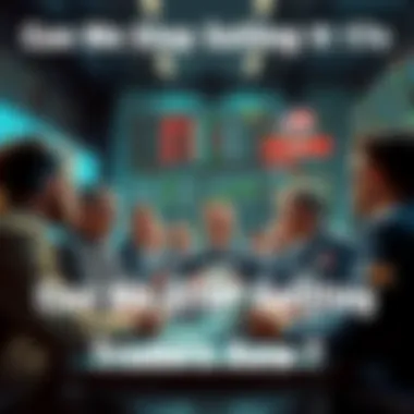 Group of traders in a meeting expressing worries about selling at 17c