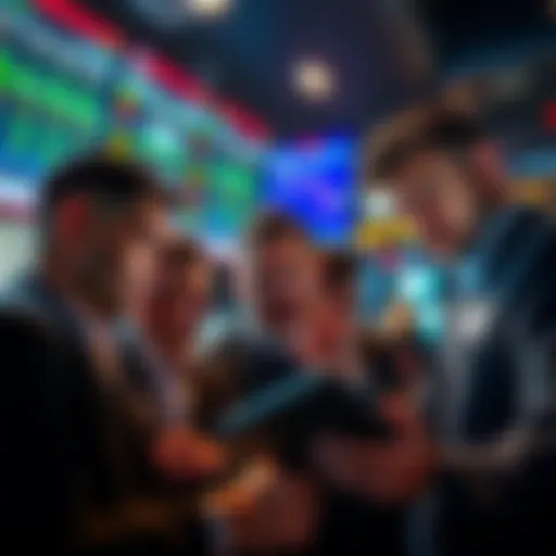 A group of frustrated traders looking at their screens showing Osmo asset issues, feeling trapped without options.