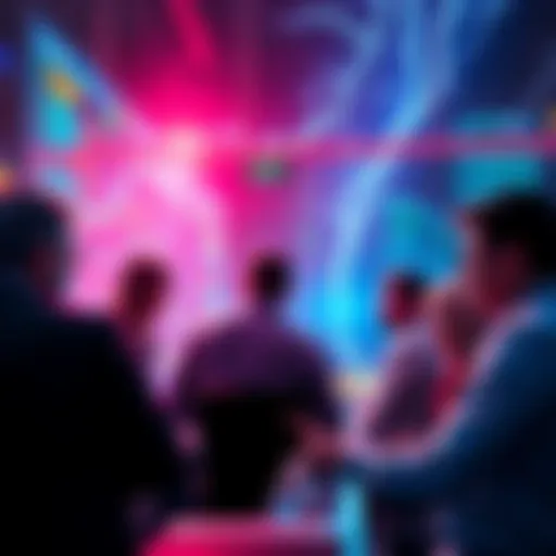 People discussing trading strategies and events with a focus on the Lightning Network