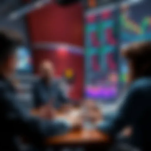 People sharing trading strategies and insights in a discussion forum