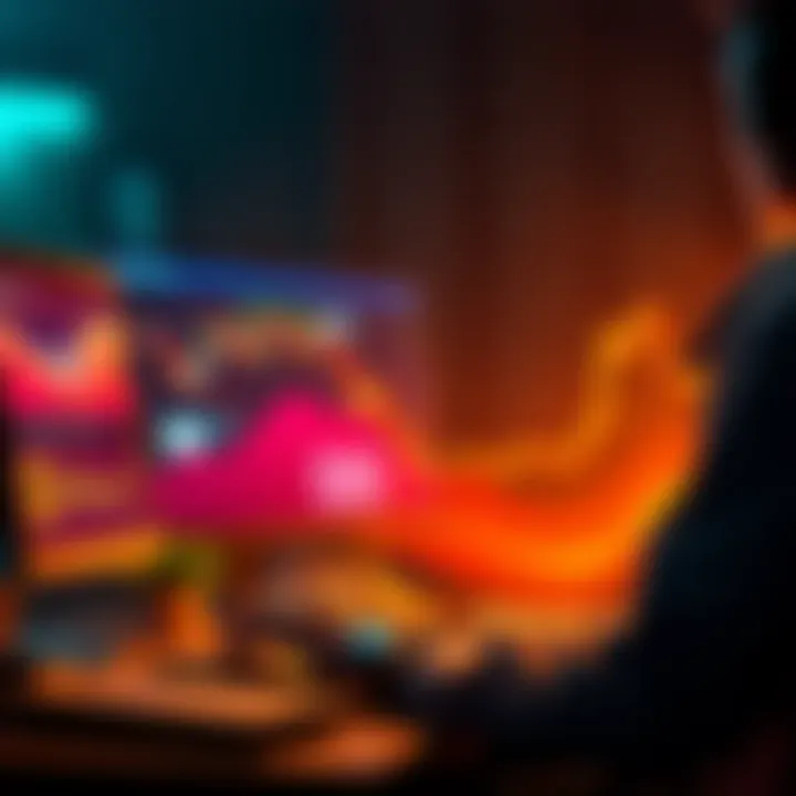 A person using a computer to transfer NFTs from a Loopring wallet to an exchange platform like Binance
