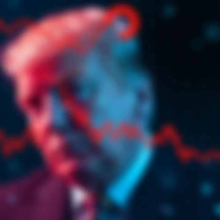 Graph showing the drop in $SHIB value with a photo of Donald Trump in the background