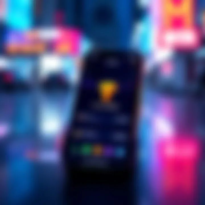 A smartphone displaying the Trust Wallet app interface with digital assets like cryptocurrencies.