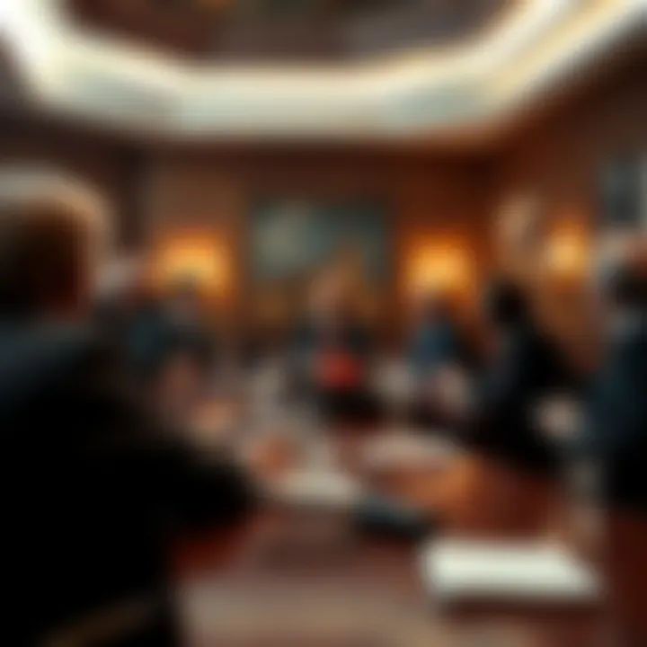 UK Labour MPs debating the ban on cryptocurrency donations in a meeting