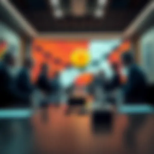 Representatives from major US banks in a meeting about creating a collective crypto stablecoin