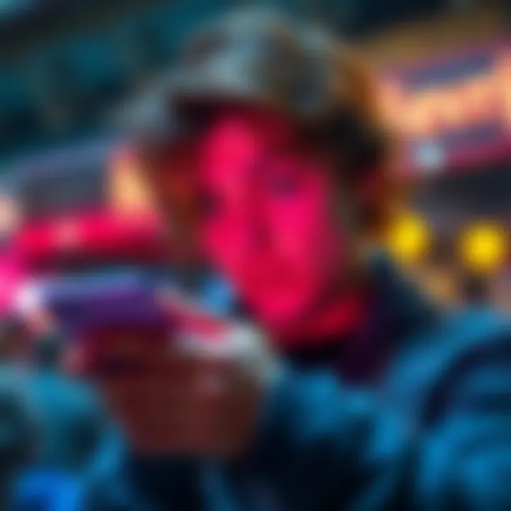 A person looking at their mobile phone with a confused expression, trying to locate their wallet passkey in the app settings.