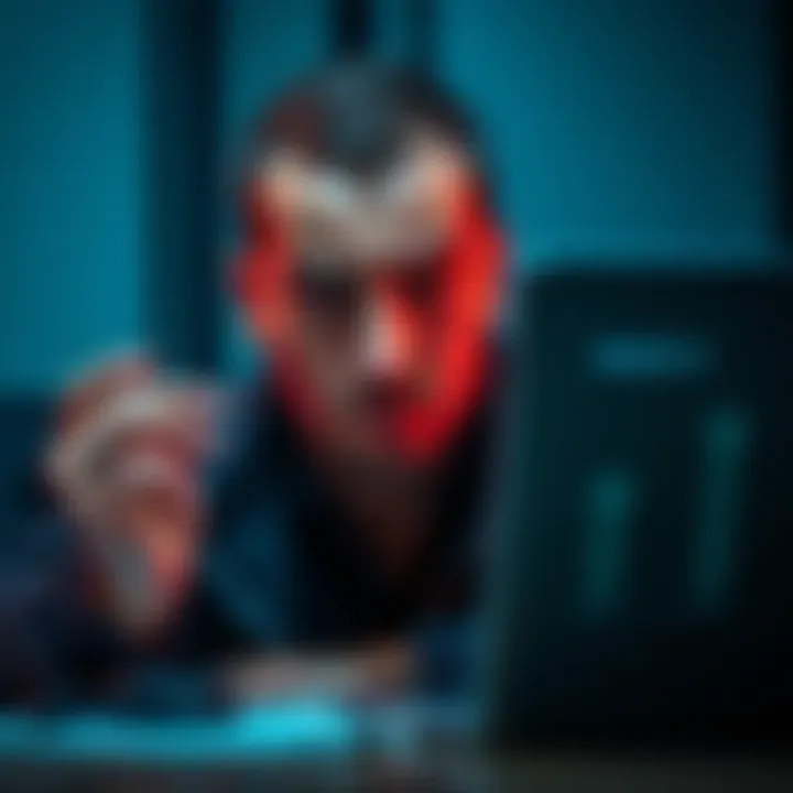 A person looking frustrated while holding a Ledger Nano X device and a laptop showing firmware update instructions