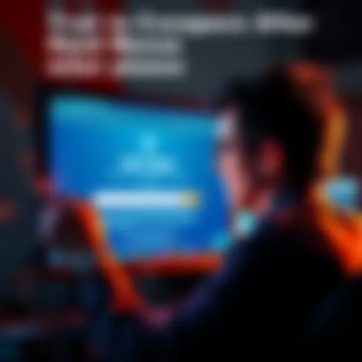 A concerned person looking at a computer screen showing a scam website, displaying their wallet's seed phrase entry.