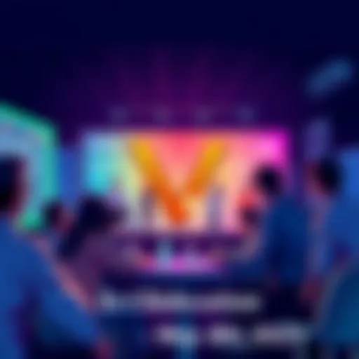 A group of people engaging in a discussion about Vechain on a digital platform, sharing ideas and updates about blockchain technology.