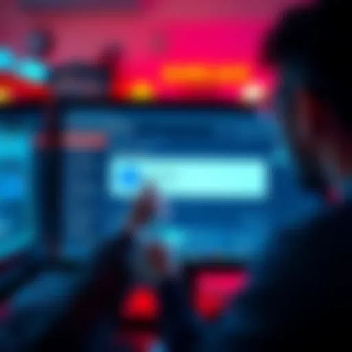 A person checking their address on a computer screen before making an online purchase