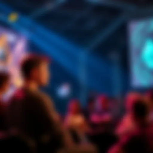 Vitalik Buterin speaking at an Ethereum event about ecosystem influence