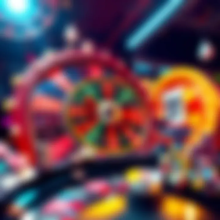 A visual representation of wheel odds showing decision-making in a game scenario with betting elements