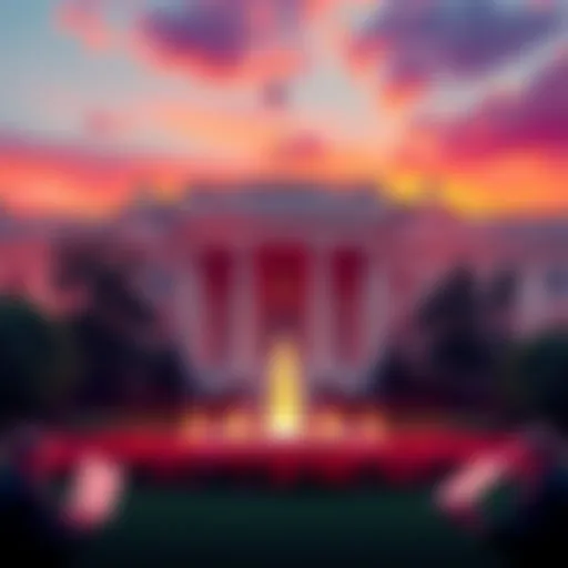 The White House releasing a cryptocurrency policy report with officials and documents.