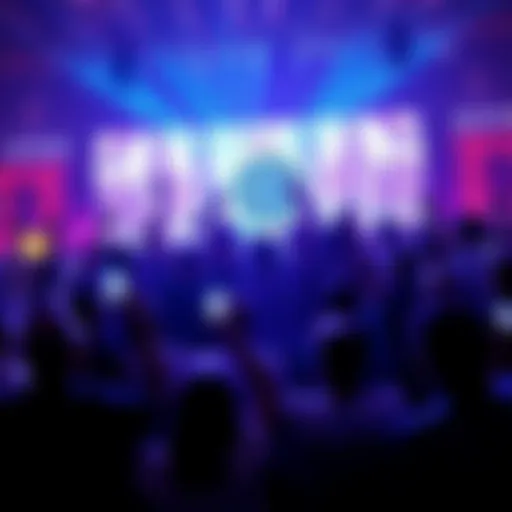 Celebration of WhiteRock's Layer-1 White Network launch with excited people and digital graphics representing cryptocurrency