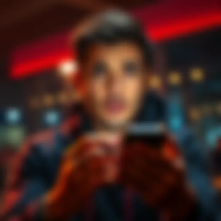 A concerned person checking their phone for crypto scam alerts