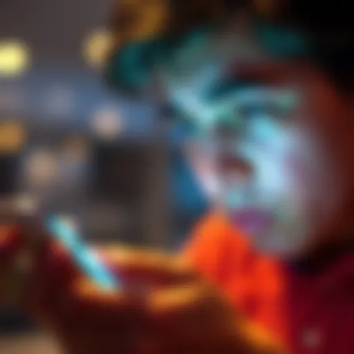 A person gazing anxiously at a smartphone, reflecting concerns about frozen accounts and money safety in Revolut.