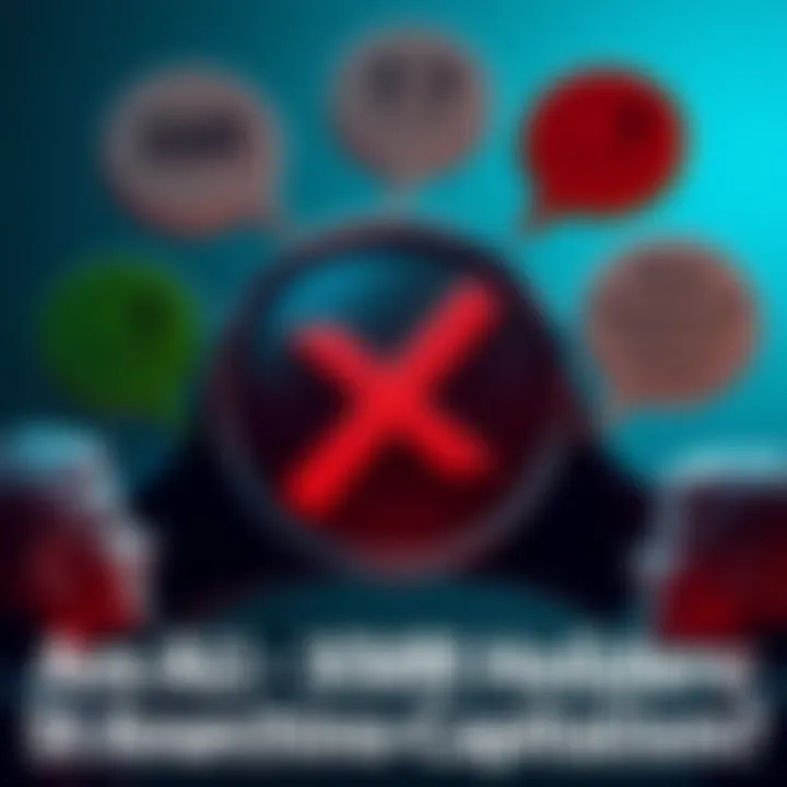 Stylized XMR logo surrounded by speech bubbles representing different viewpoints on investment and politics