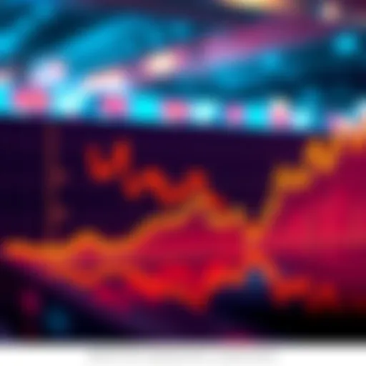 A line graph showing a drop in XRP prices, indicating a recent dip, with arrows suggesting potential future growth after ETF approval.