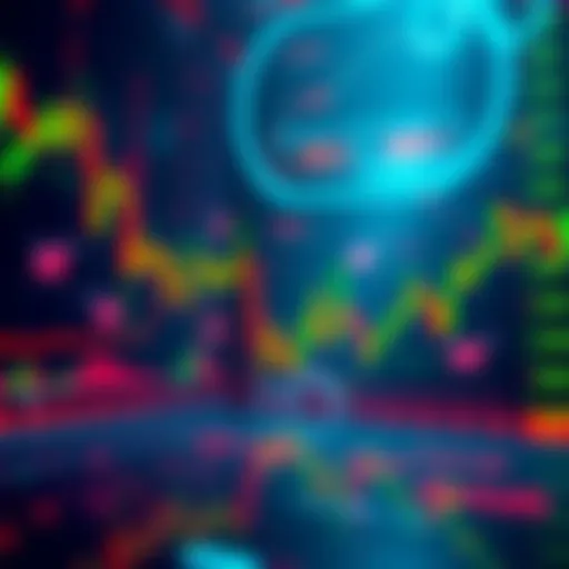 A visual representation of XRP trading showing fluctuating charts and trading volume indicators, highlighting the importance of market dynamics over just market cap.