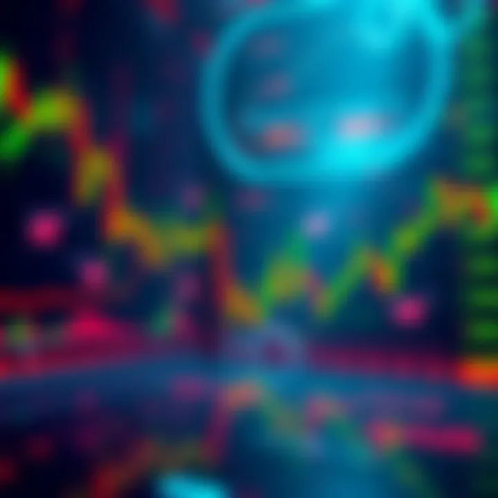 A visual representation of XRP trading showing fluctuating charts and trading volume indicators, highlighting the importance of market dynamics over just market cap.