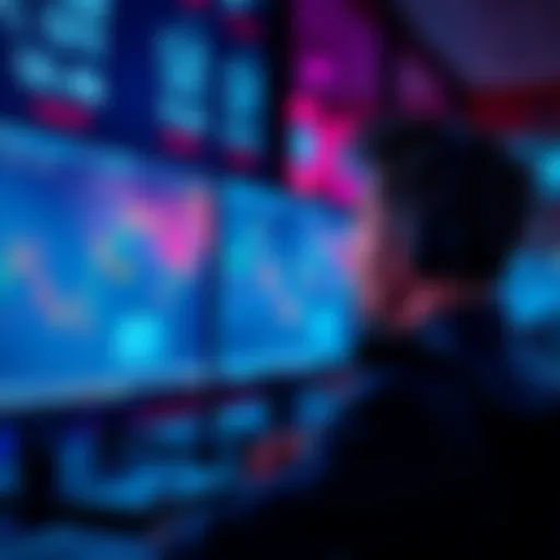 A person looking at XRP prices on a computer screen while considering making a purchase on Coinbase