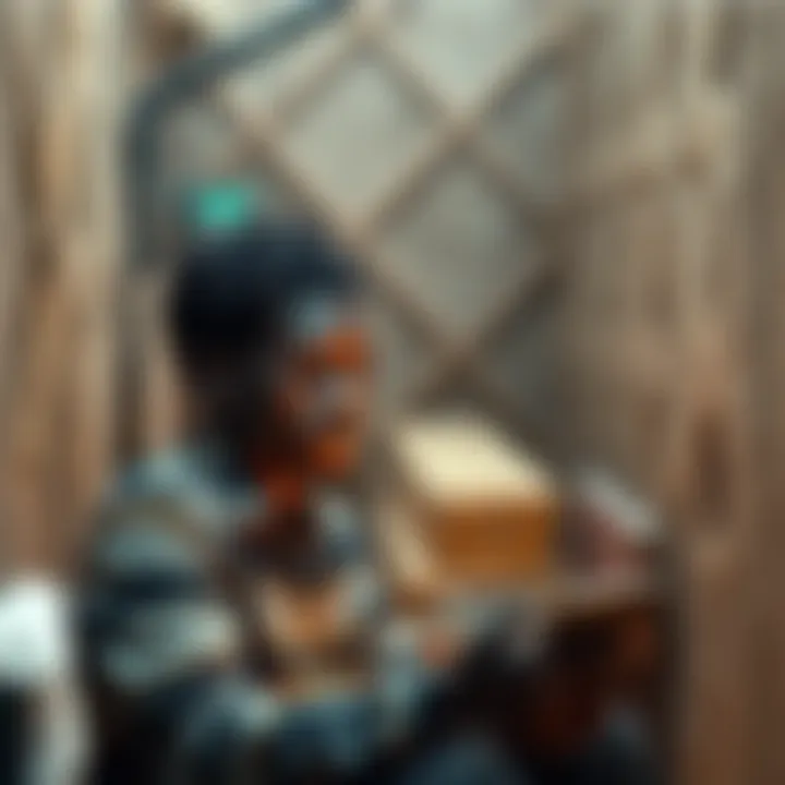 Young African dreaming of Bitcoin investment A young African man thinking about investing in Bitcoin, with a hopeful expression and a smartphone in hand, sitting in a modest setting.